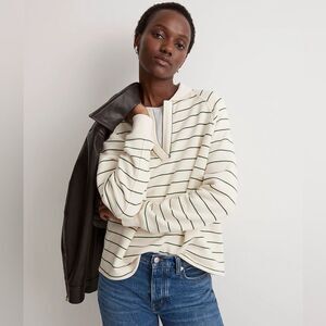 NWT Madewell Betterterry Polo Sweatshirt no074 M size M